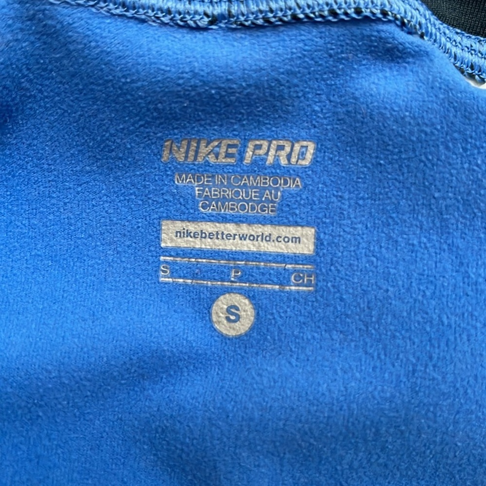 Nike Pro Dri-Fit Half Zip Pull-on Active Running Top w/ Thumb Holes • Size Small - Picture 12 of 15
